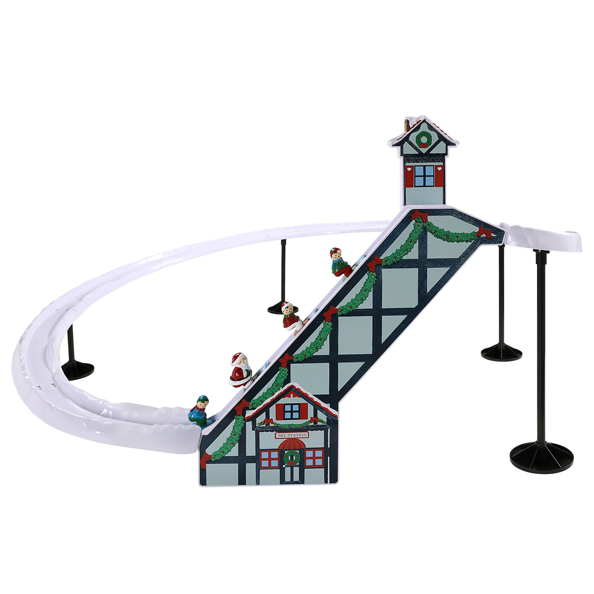 Mr. Christmas 47" Animated & Musical Santa's Ski Slope